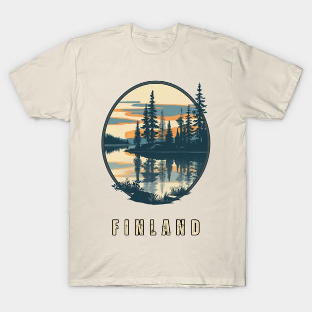 Finland T-Shirt by Mary_Momerwids